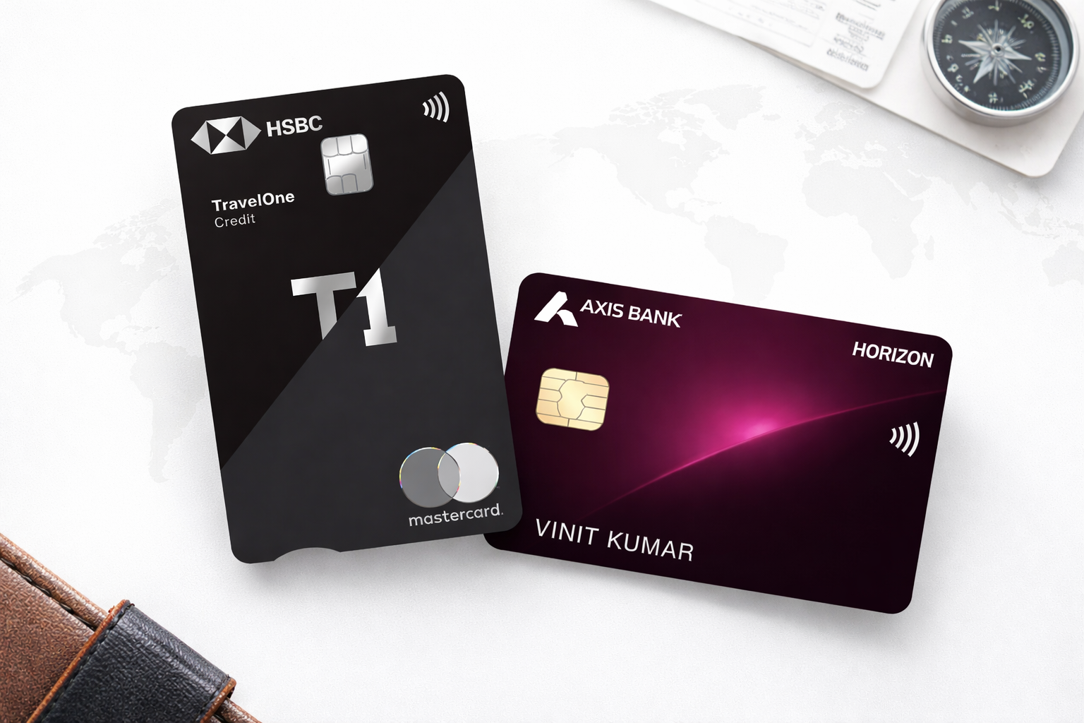 HSBC Travel One vs Axis Horizon comparison