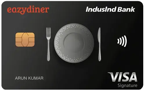EazyDiner IndusInd Bank Signature Credit Card
