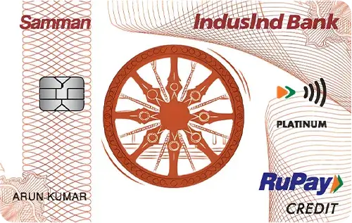IndusInd Bank Samman RuPay Credit Card