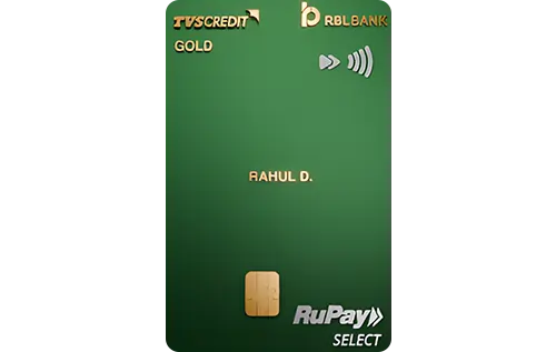 TVS Credit RBL Bank Gold Credit Card