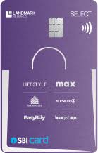 Landmark Rewards SBI SELECT Credit Card