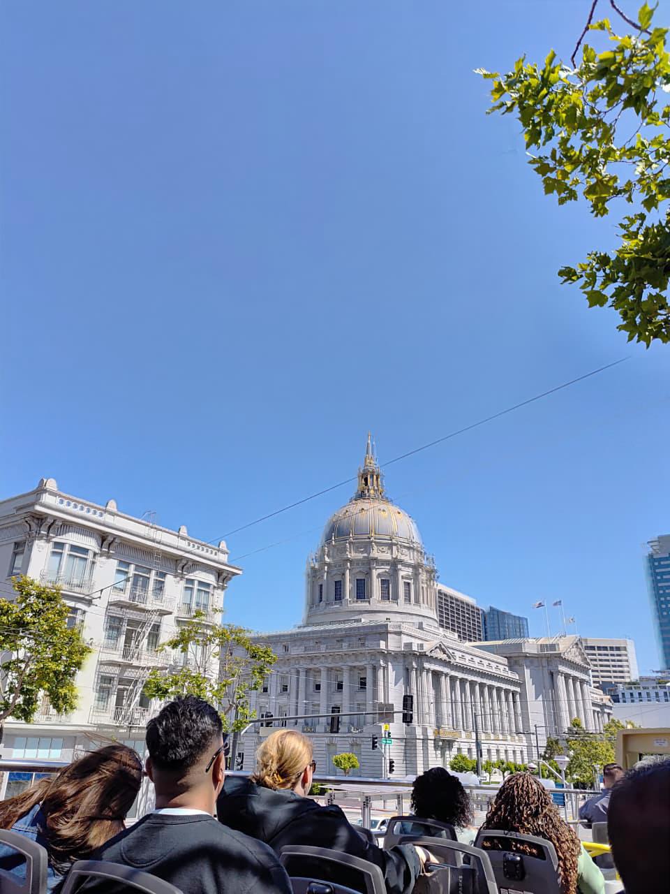 Victorian houses on the tour route